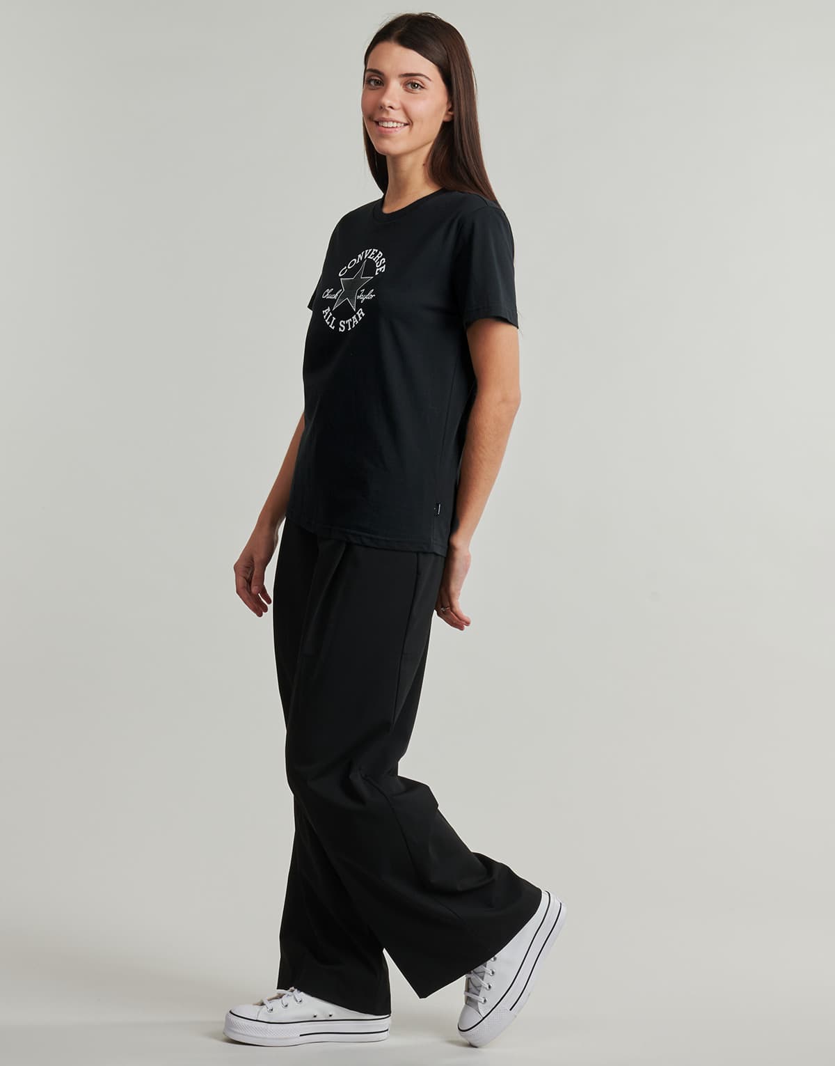 Women's T-Shirts Converse Black