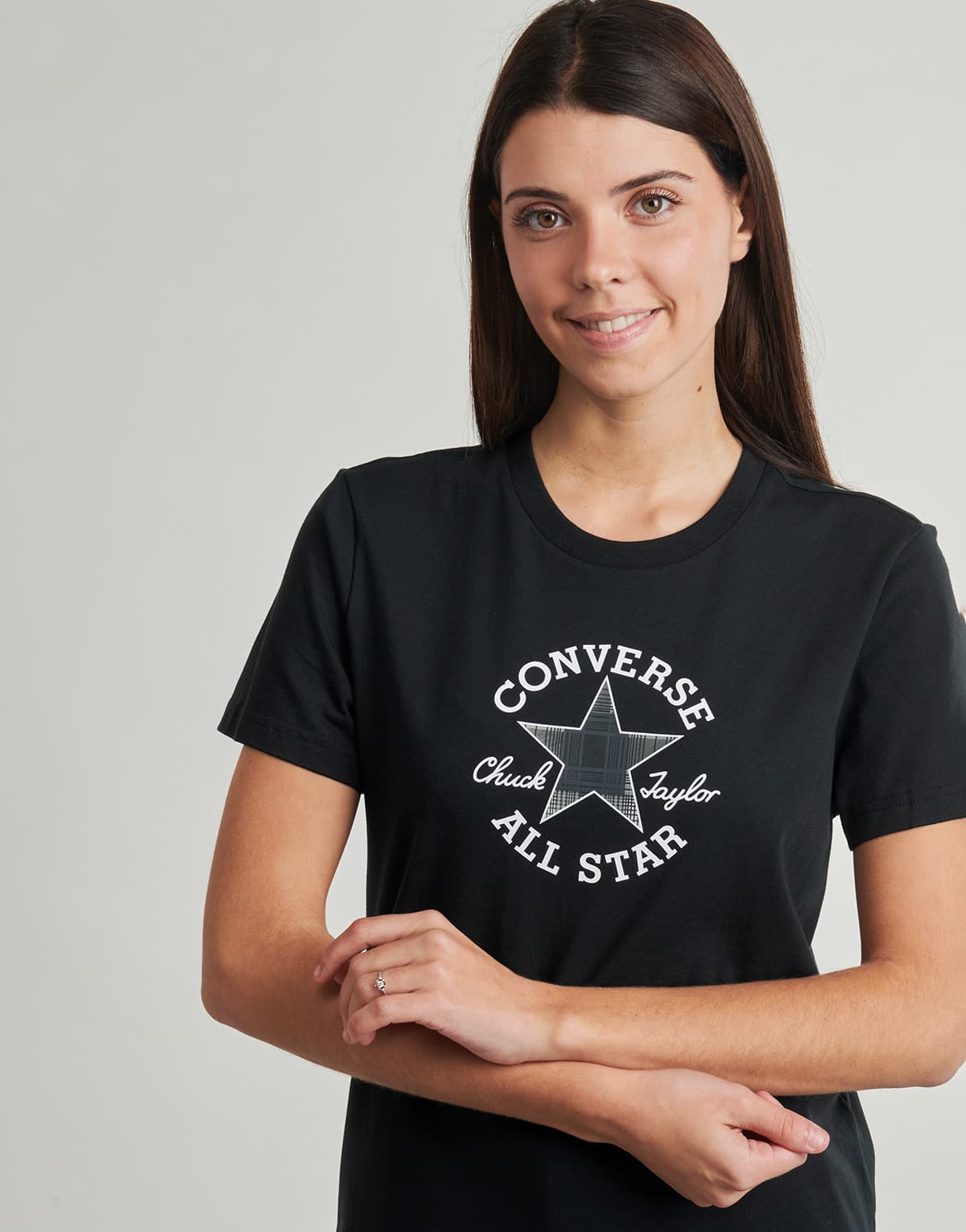 Women's T-Shirts Converse Black