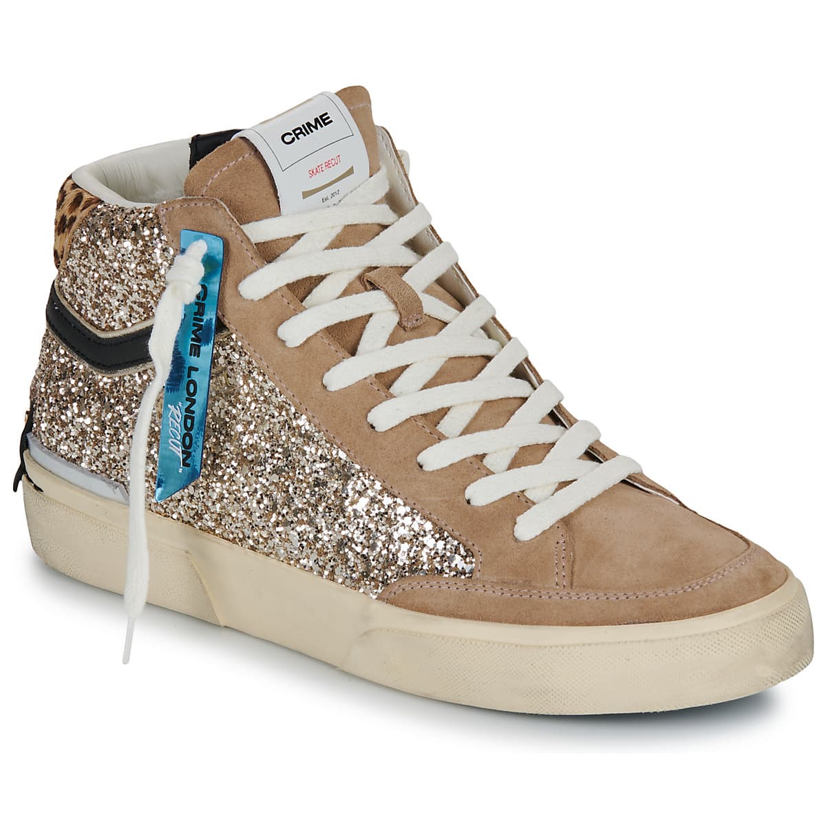 Women's Sneakers Crime London Gold