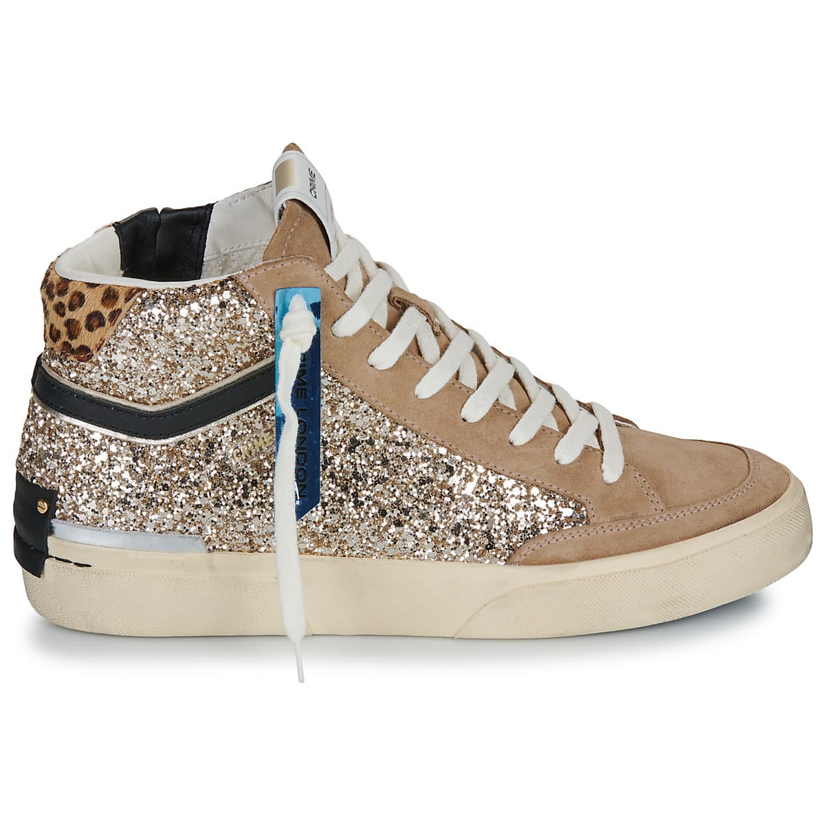 Women's Sneakers Crime London Gold