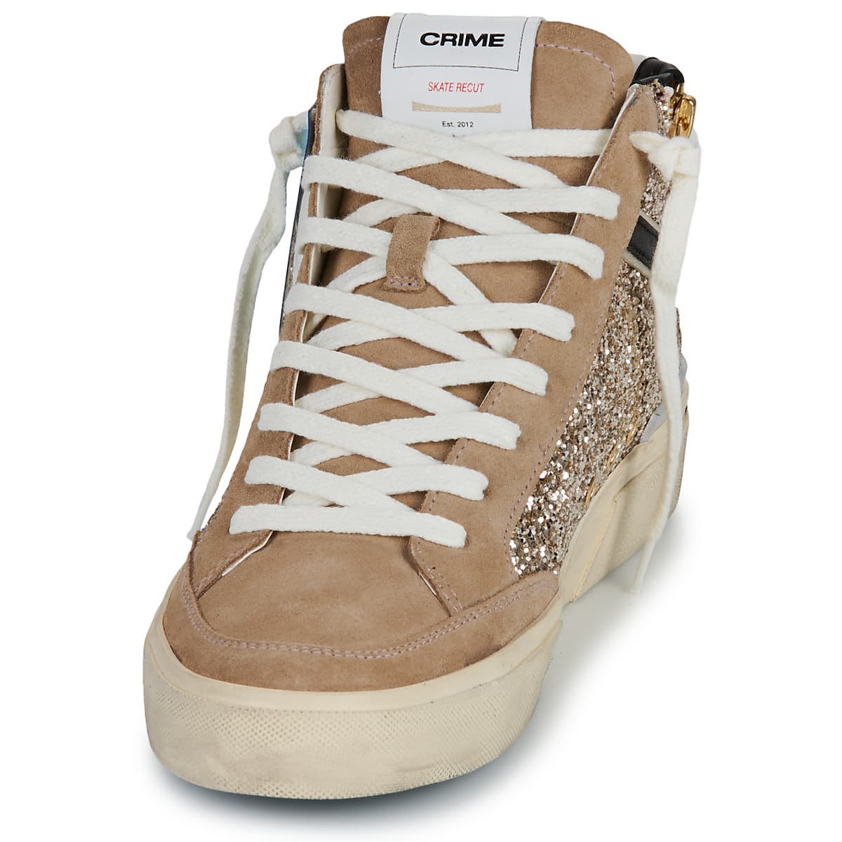 Women's Sneakers Crime London Gold