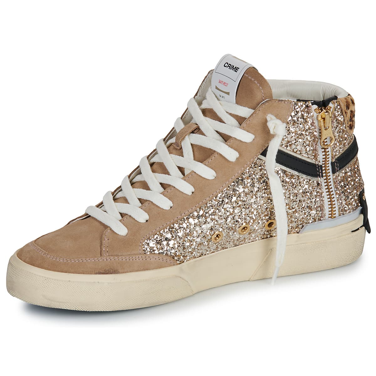 Women's Sneakers Crime London Gold