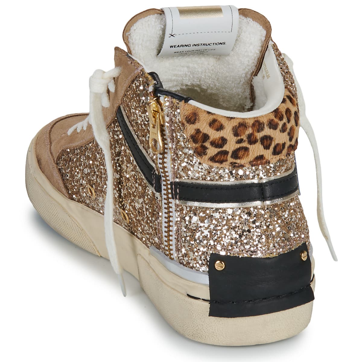 Women's Sneakers Crime London Gold