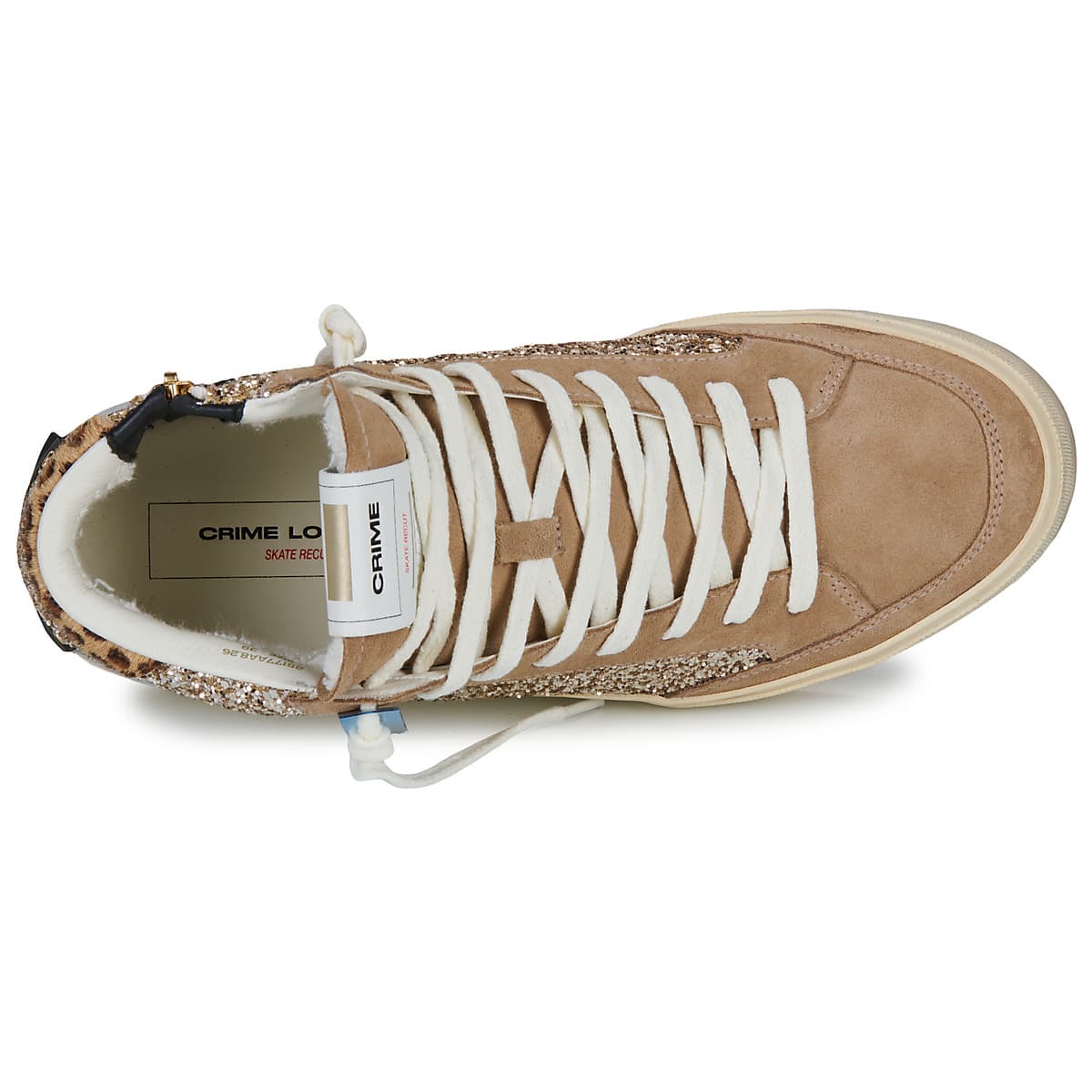 Women's Sneakers Crime London Gold