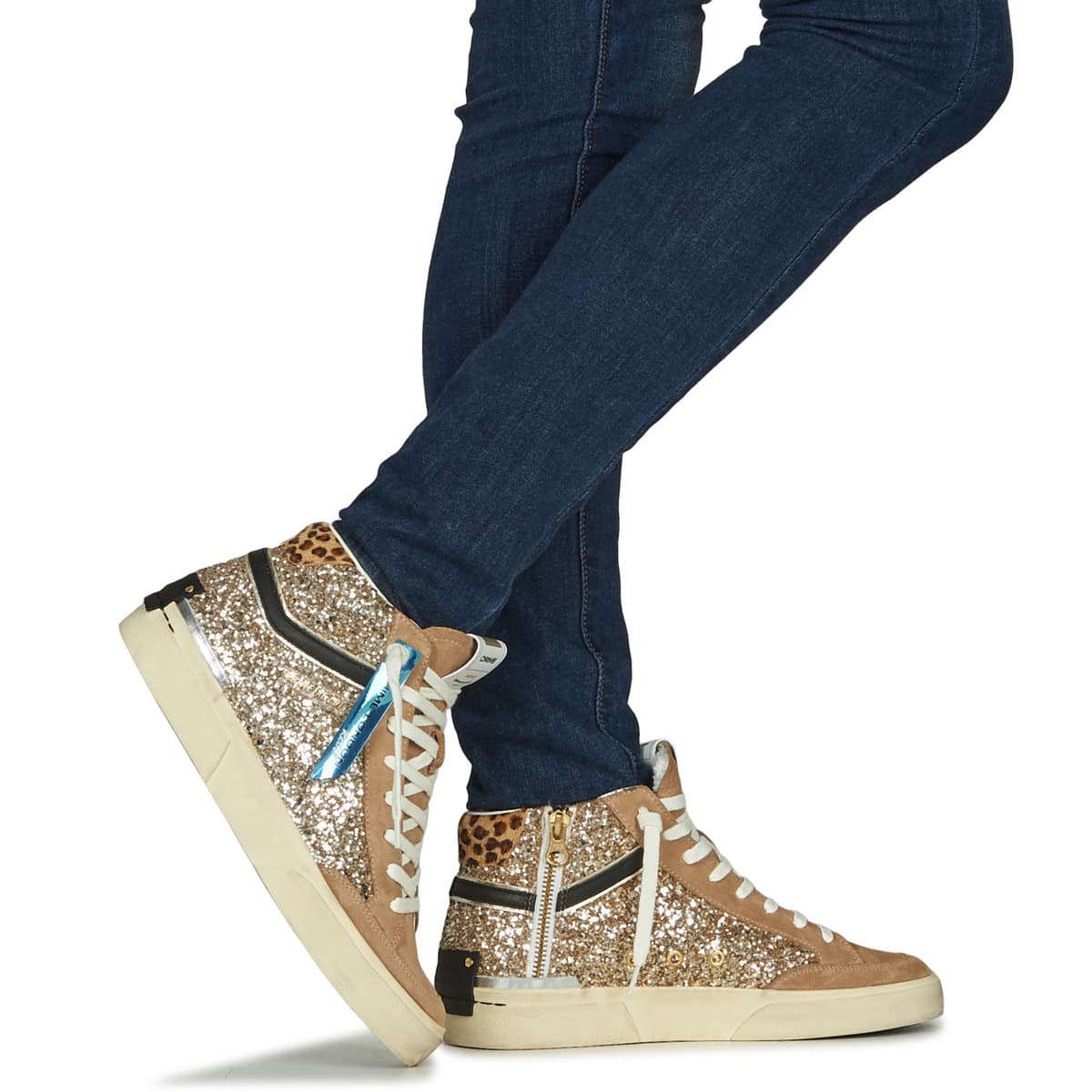 Women's Sneakers Crime London Gold
