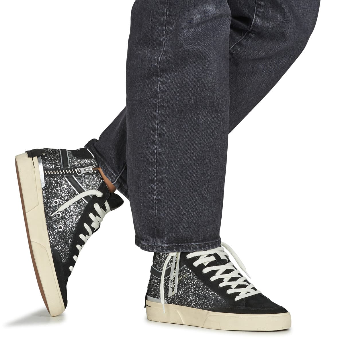 Women's Sneakers Crime London Black