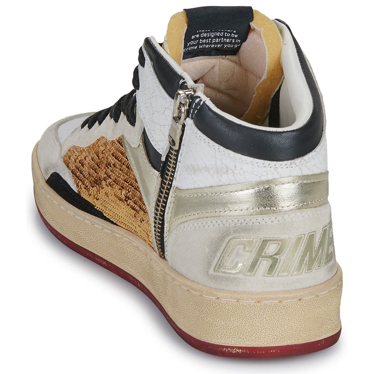 Women's Sneakers Crime London White