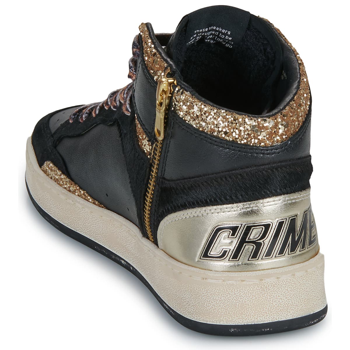 Women's Sneakers Crime London Black