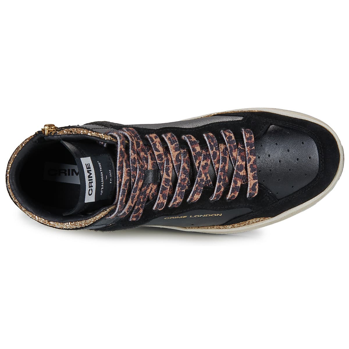 Women's Sneakers Crime London Black