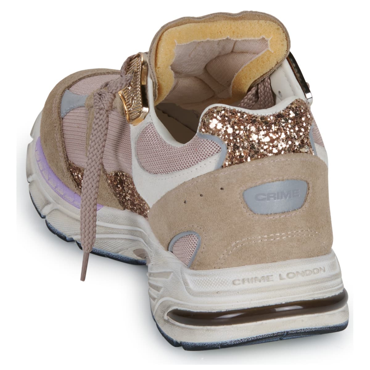 Women's Sneakers Crime London Beige