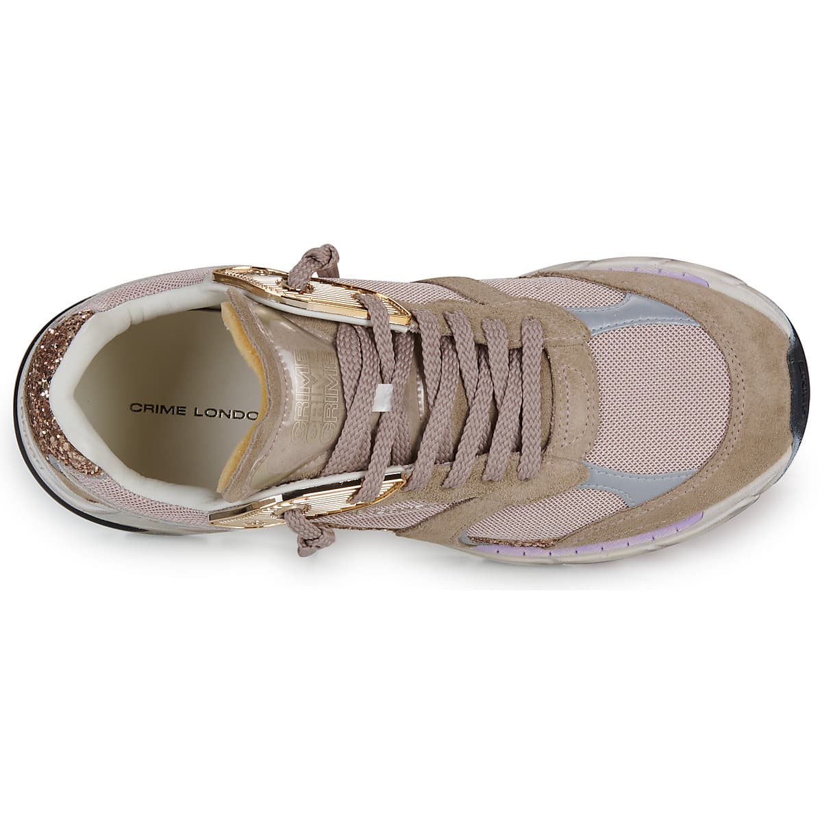 Women's Sneakers Crime London Beige