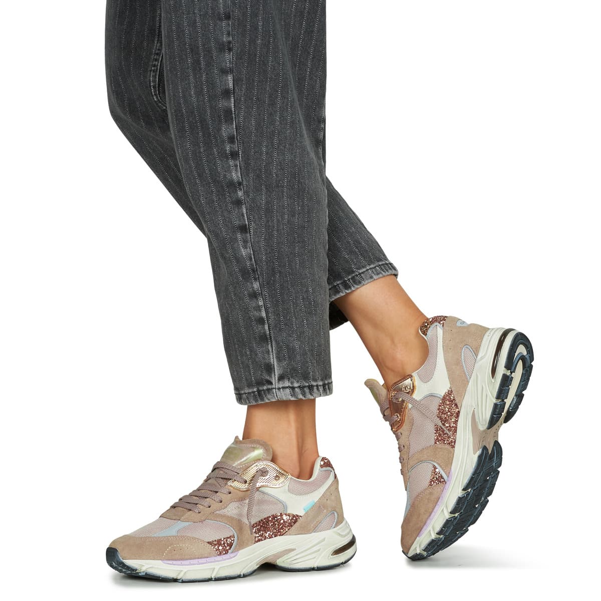 Women's Sneakers Crime London Beige