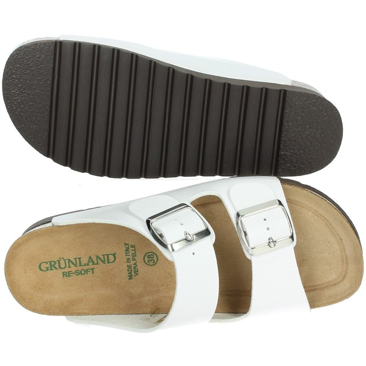 Women's Flip Flops Grunland White