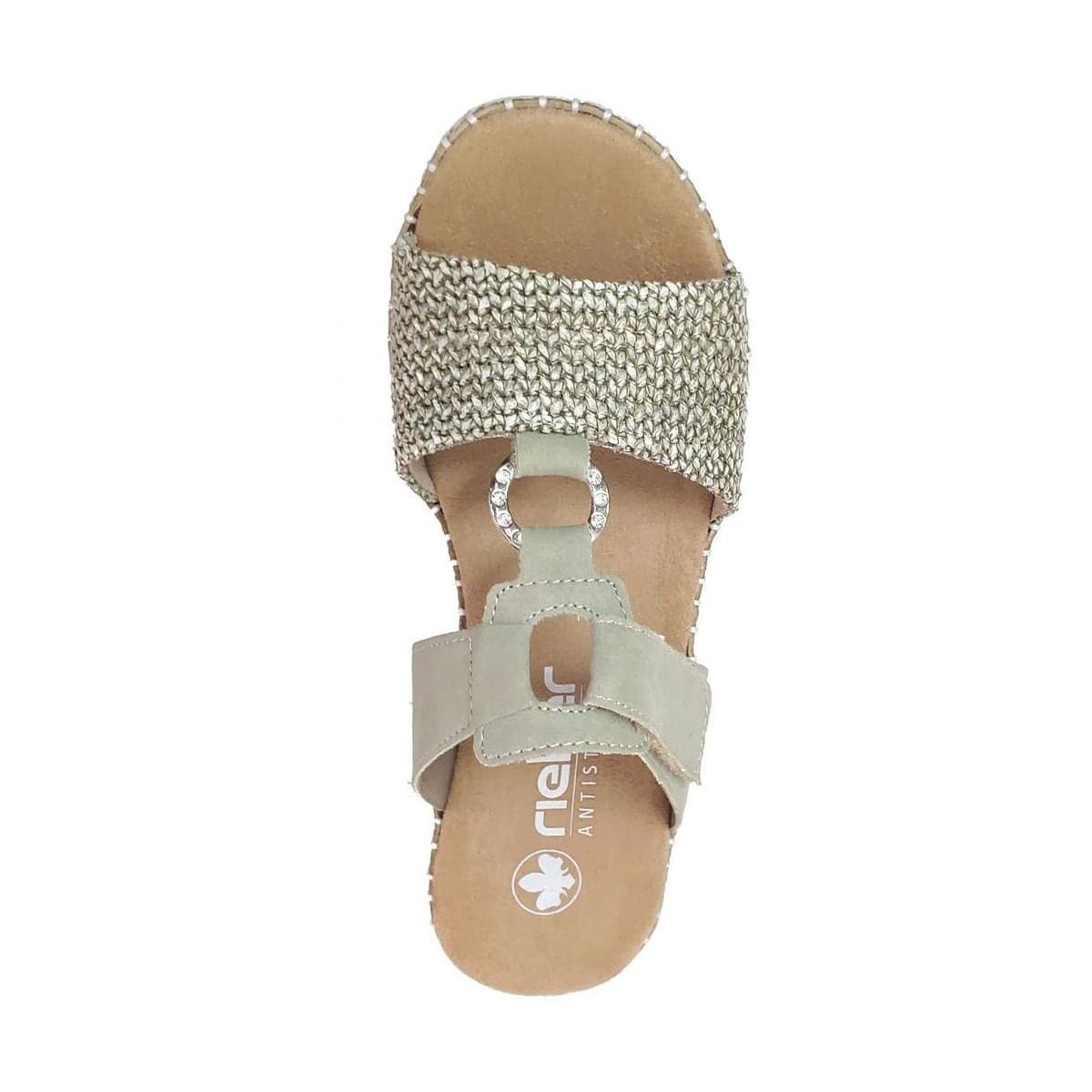 Women's Mules Rieker Green