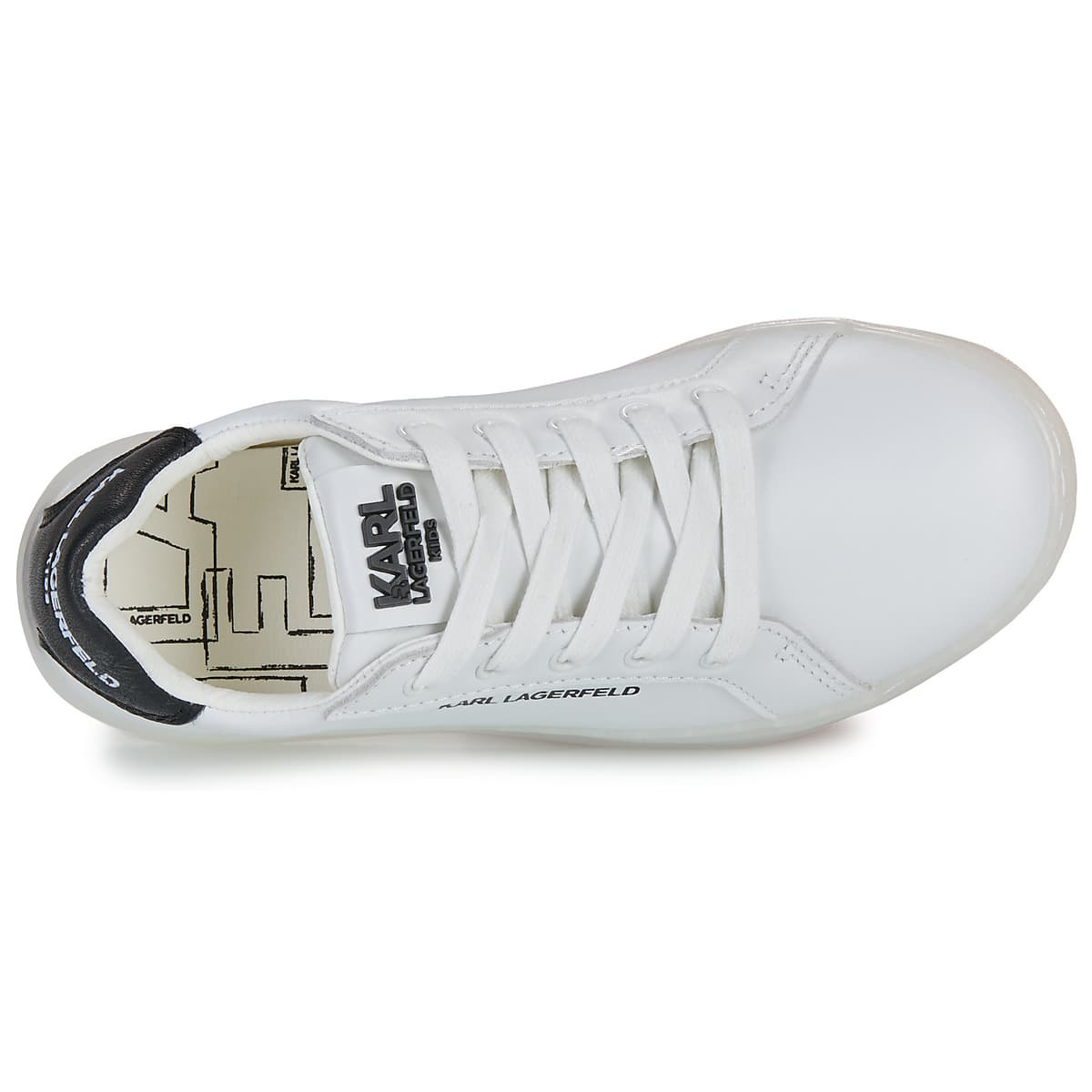 Boys' Sneakers Karl Lagerfeld White