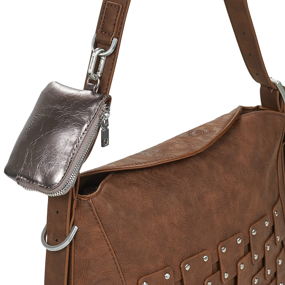 Women's Shoulder Bags Desigual Brown