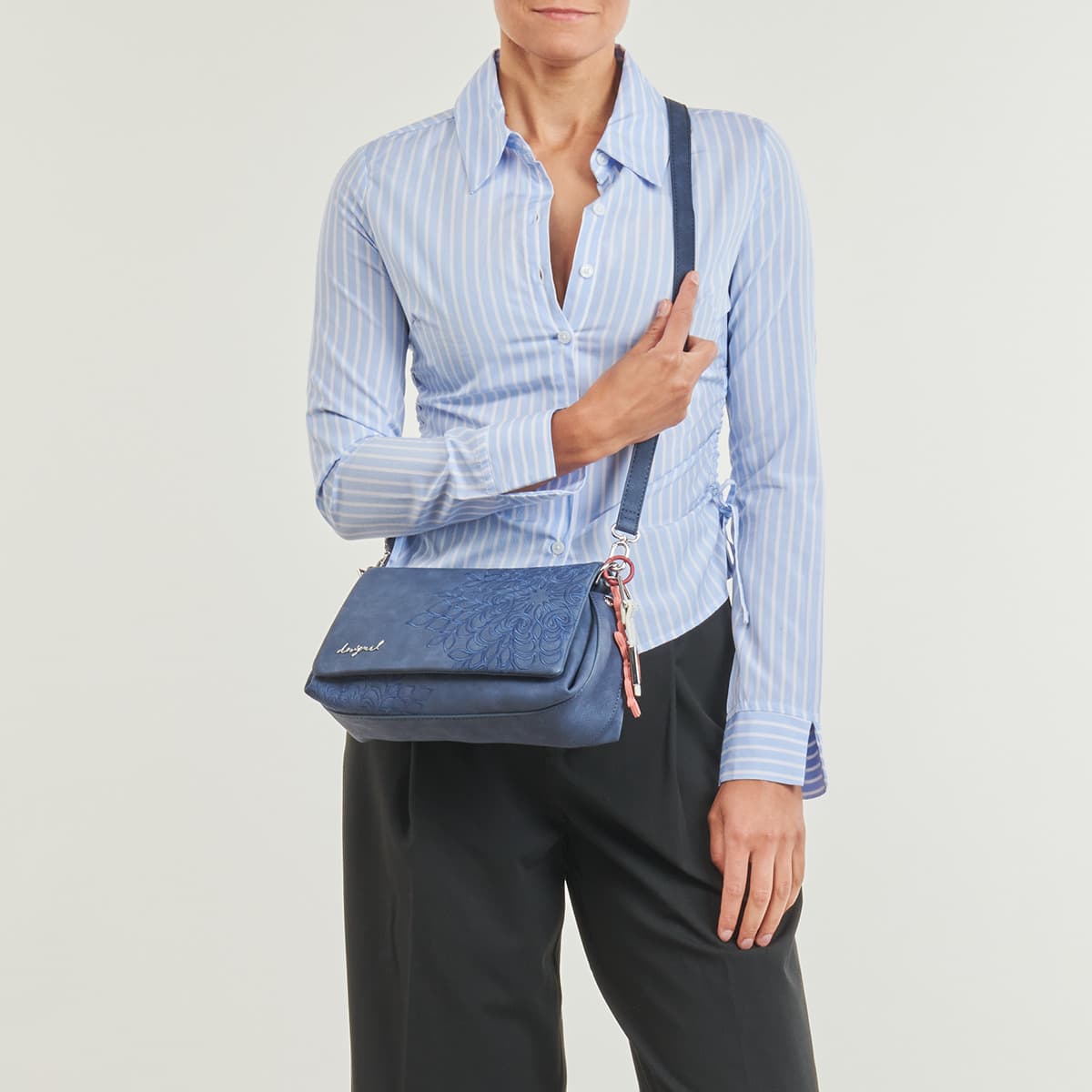 Women's Shoulder Bags Desigual Blue