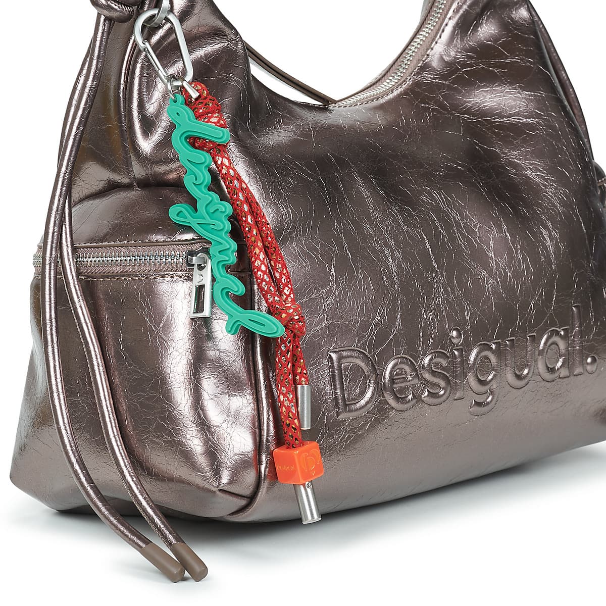 Women's Shoulder Bags Desigual Silver