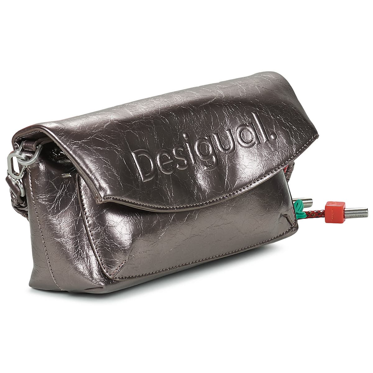 Women's Shoulder Bags Desigual Silver