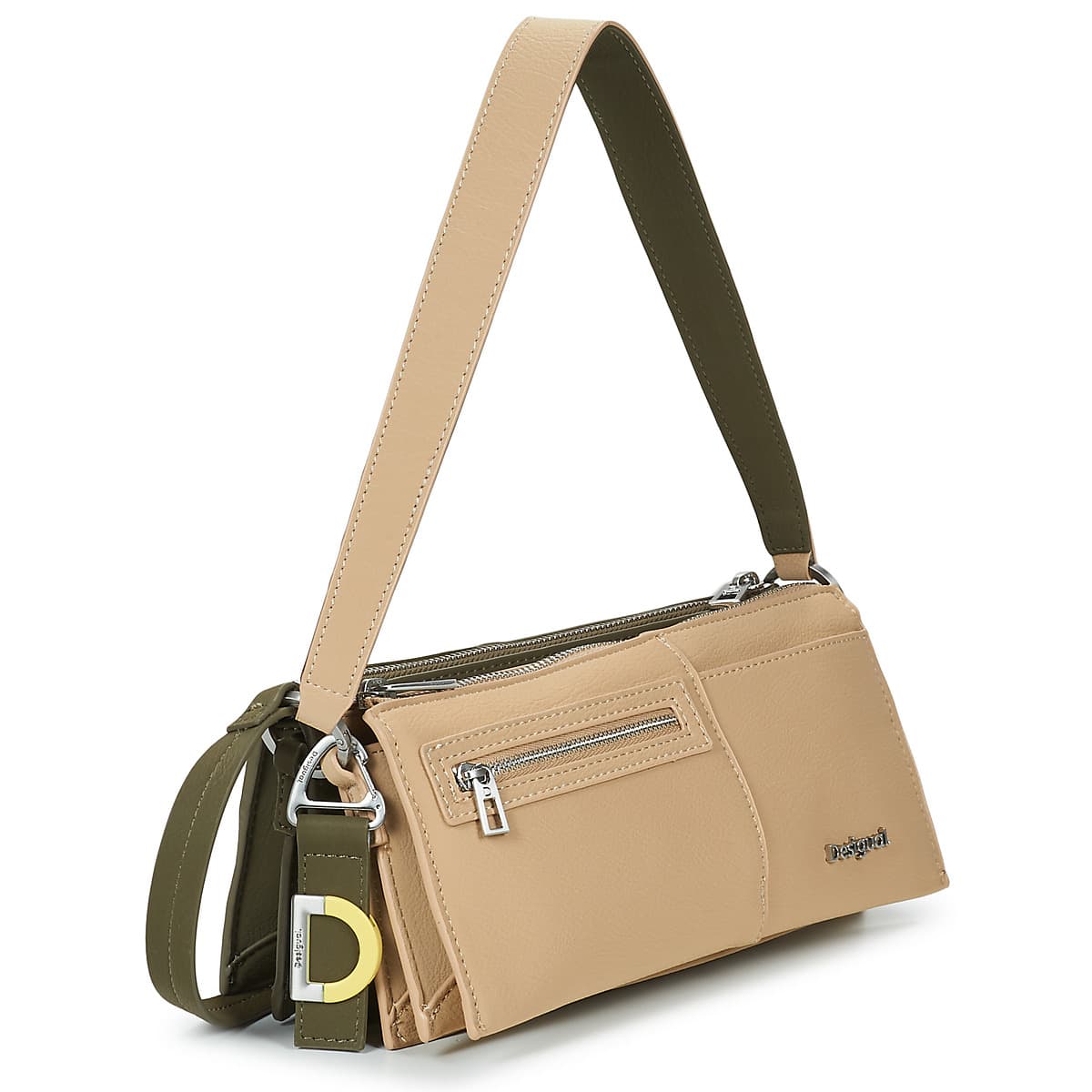 Women's Shoulder Bags Desigual Beige