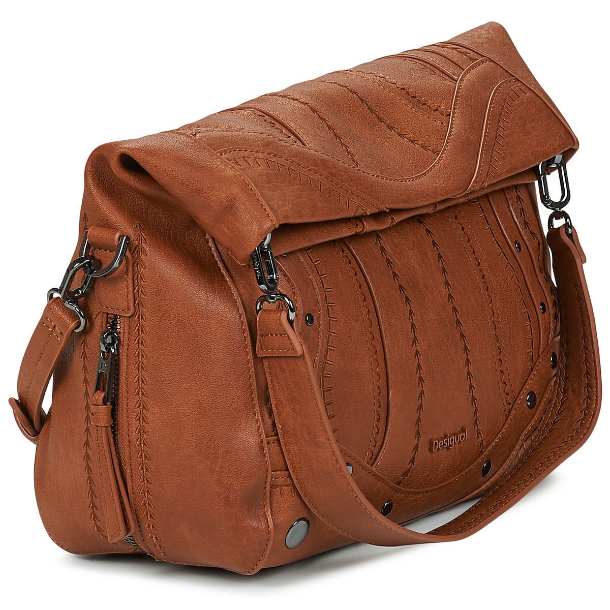 Women's Shoulder Bags Desigual Brown