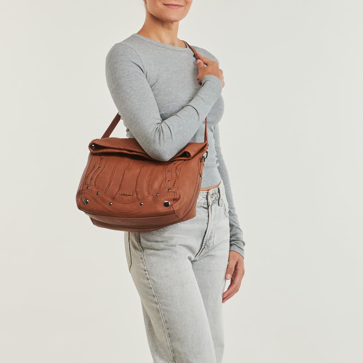 Women's Shoulder Bags Desigual Brown