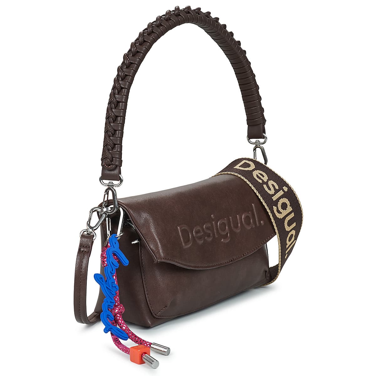 Women's Shoulder Bags Desigual Brown