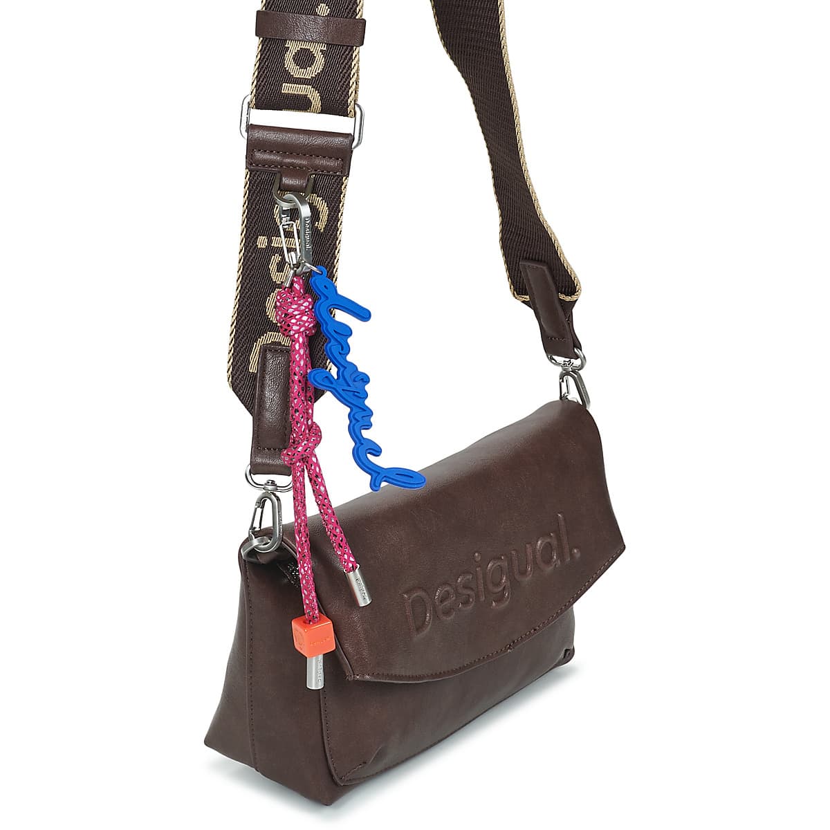 Women's Shoulder Bags Desigual Brown