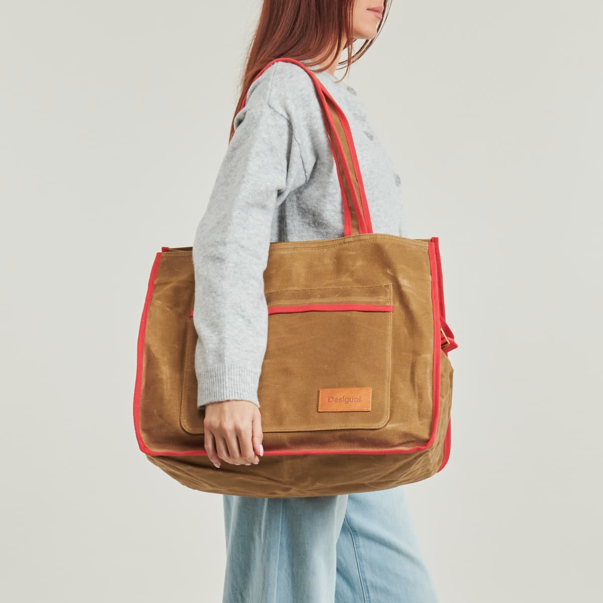 Women's Tote Bags Desigual Brown