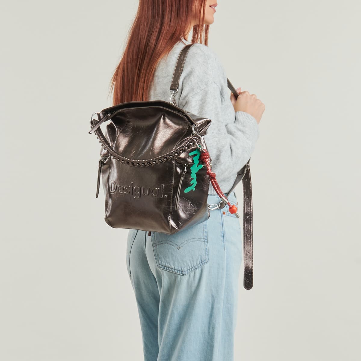 Women's Backpacks Desigual Silver