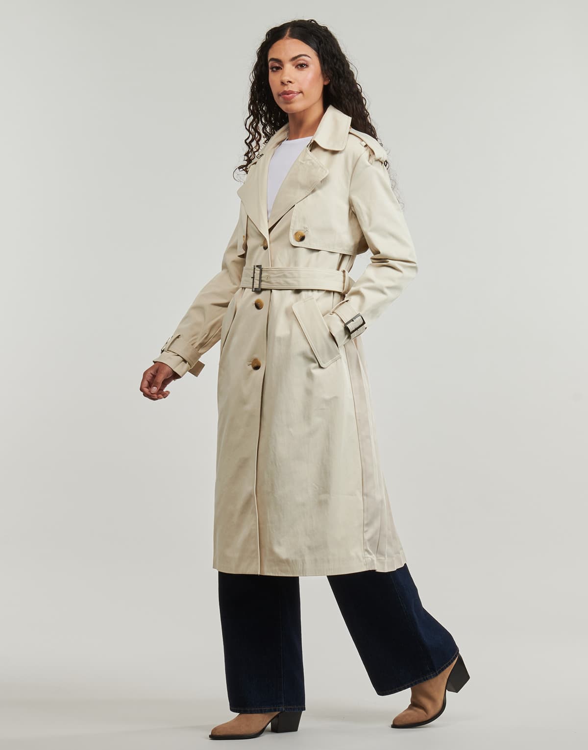 Women's Coats Desigual Beige