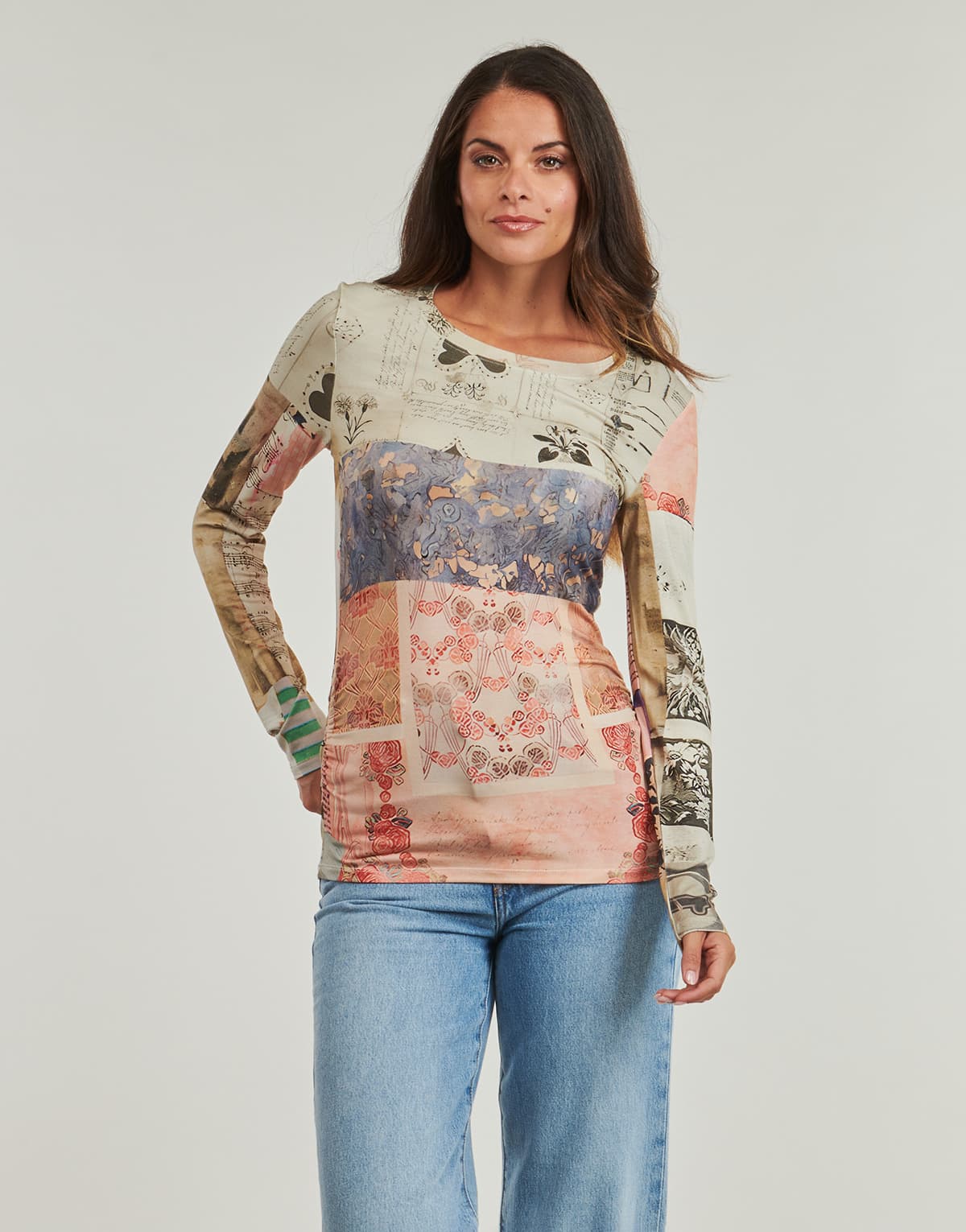 Women's T-Shirts Desigual Multicolor