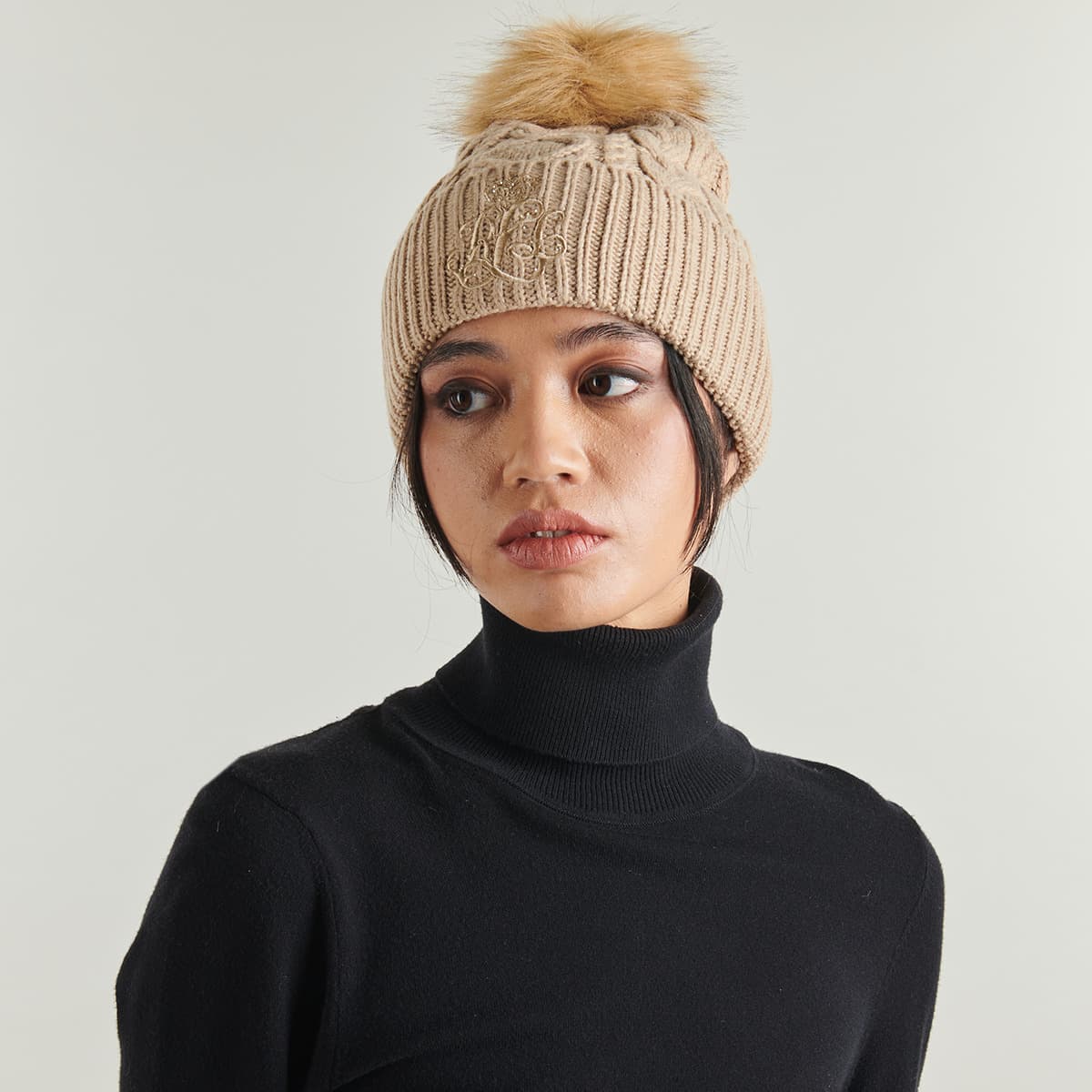 Women's Beanies Lauren Ralph Lauren Beige