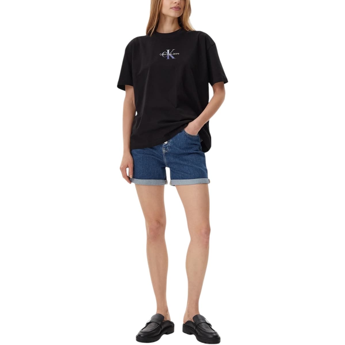 Women's Shorts Calvin Klein Blue