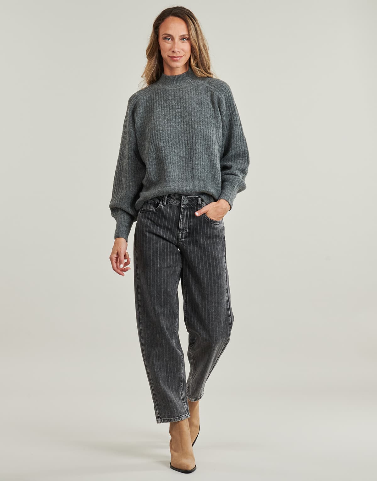 Women's Jeans Freeman T.Porter Gray