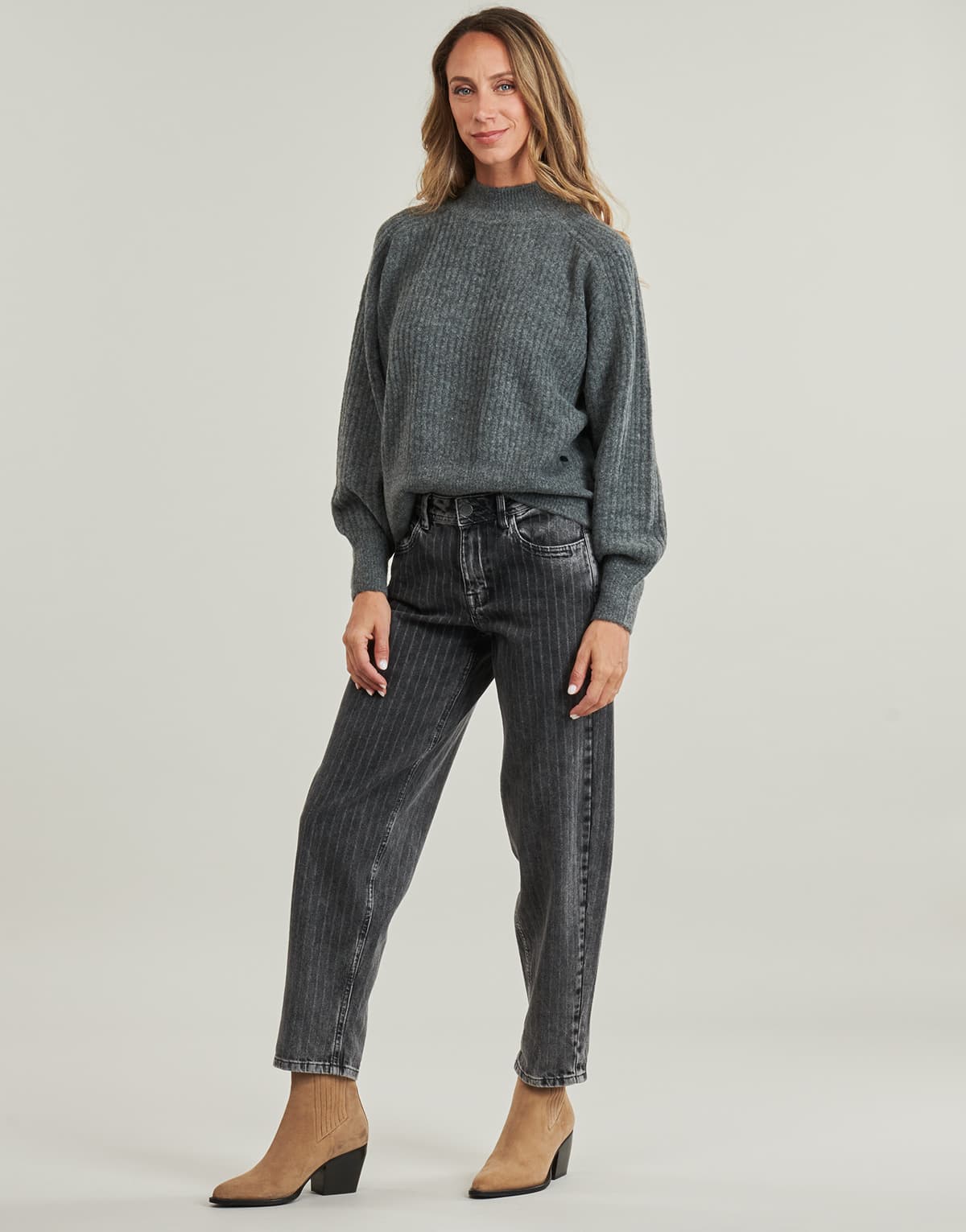 Women's Jeans Freeman T.Porter Gray