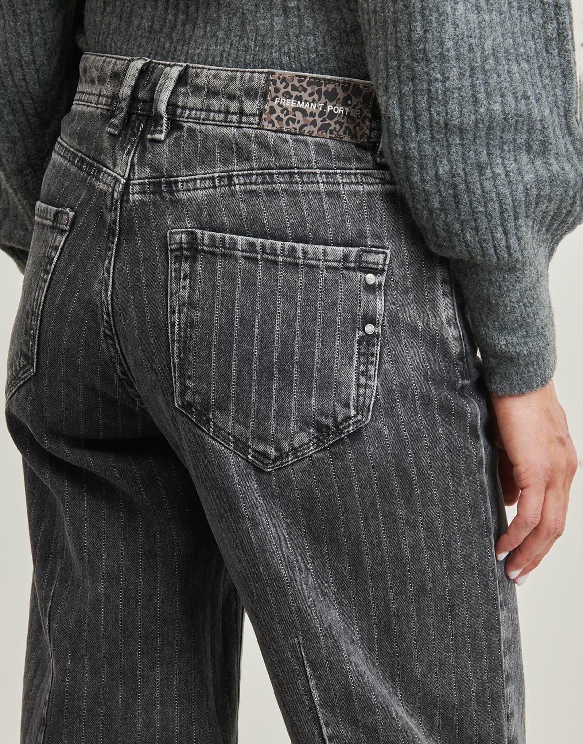 Women's Jeans Freeman T.Porter Gray