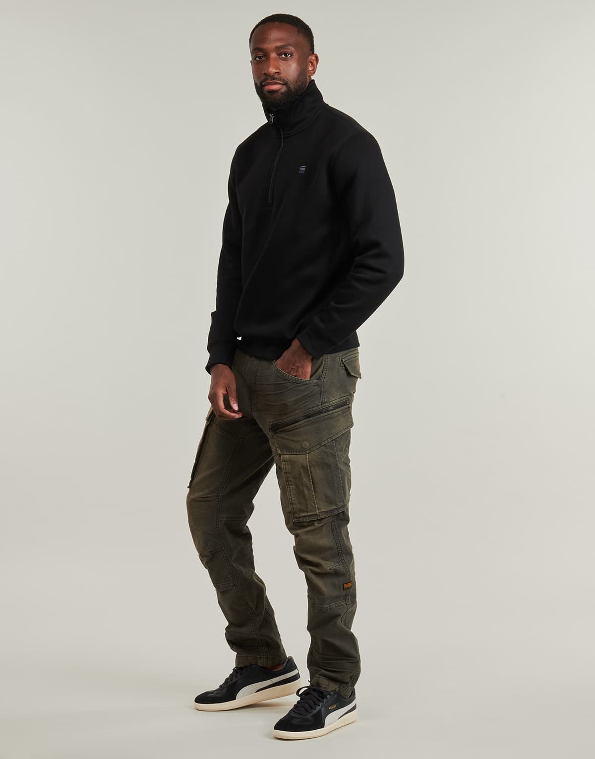 Men's Sports T-Shirts G-Star Raw Black