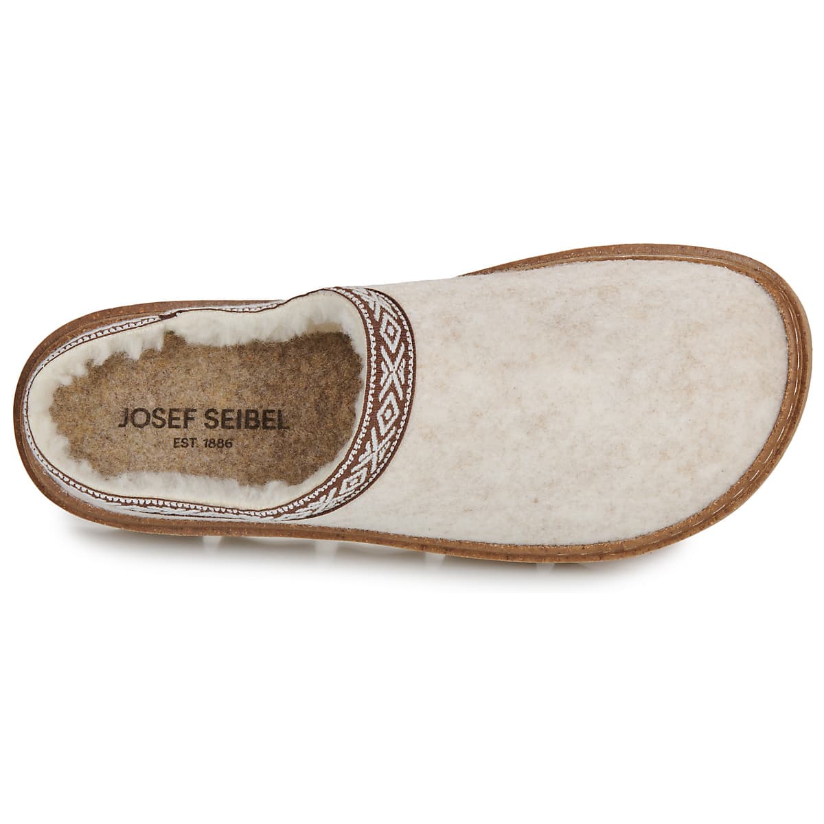 Women's House Slippers Josef Seibel White