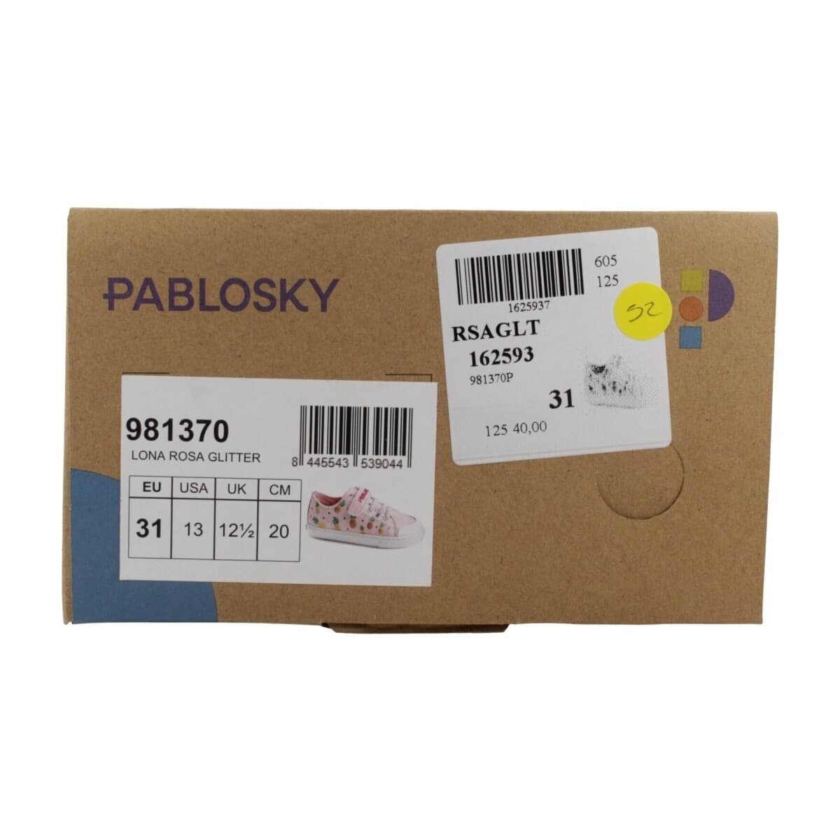 Girls' Sneakers Pablosky Pink