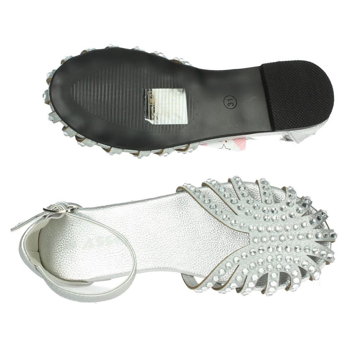 Girls' Sandals Asso Silver