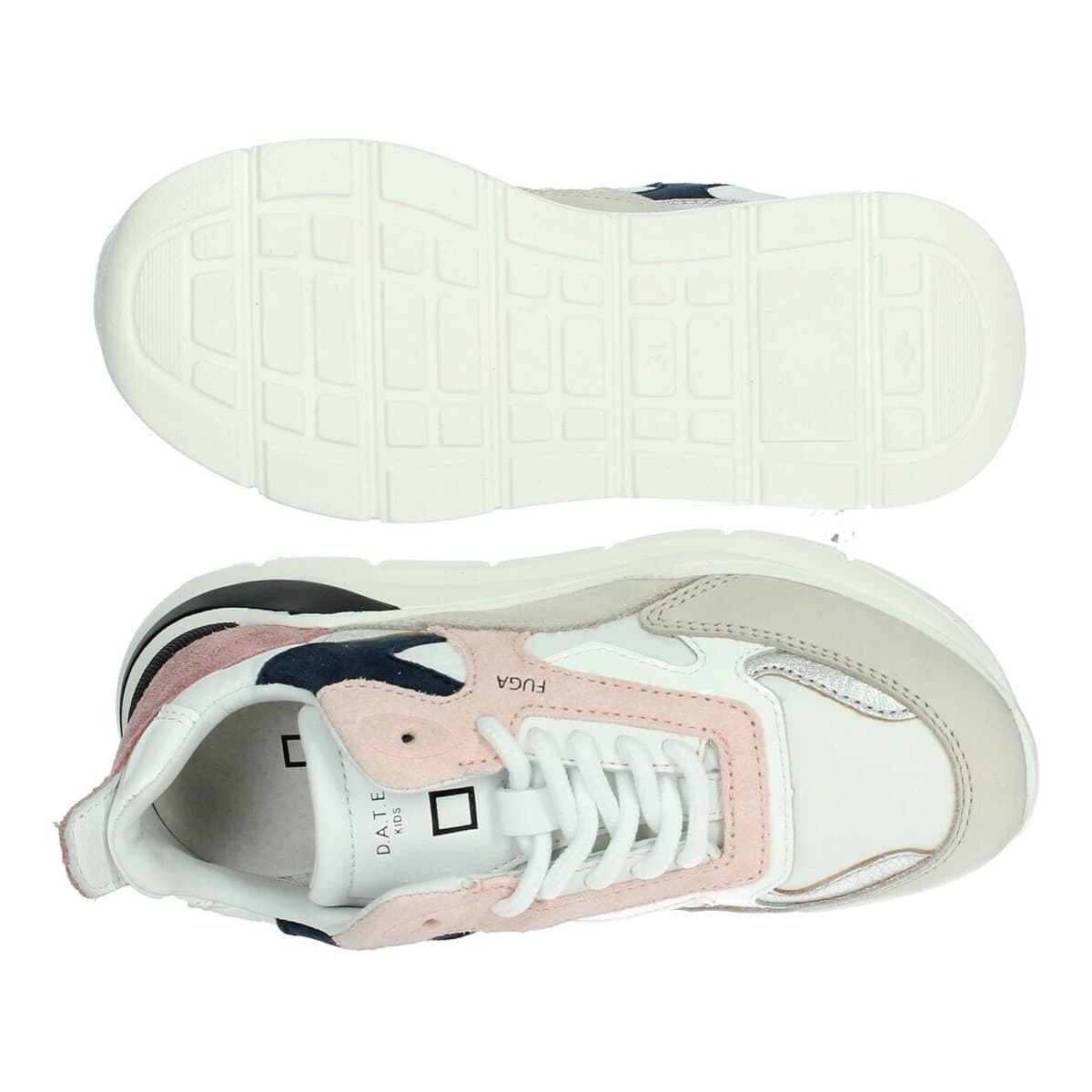 Girls' Sneakers D.A.T.E. White