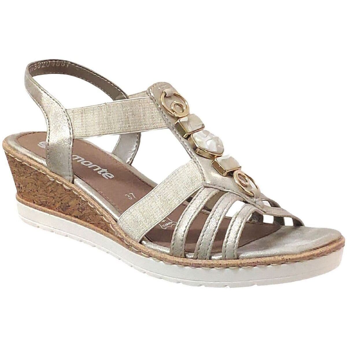 Women's Platforms Remonte Gold