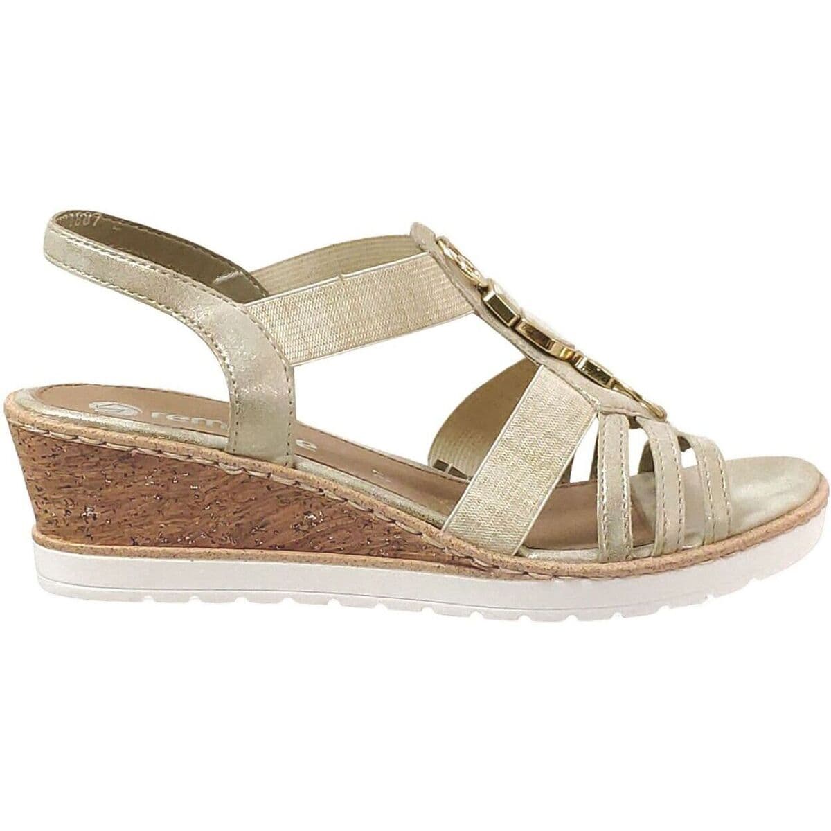 Women's Platforms Remonte Gold