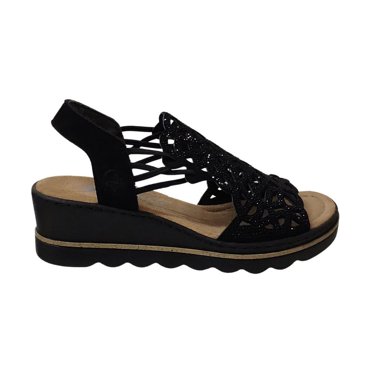 Women's Platforms Rieker Black