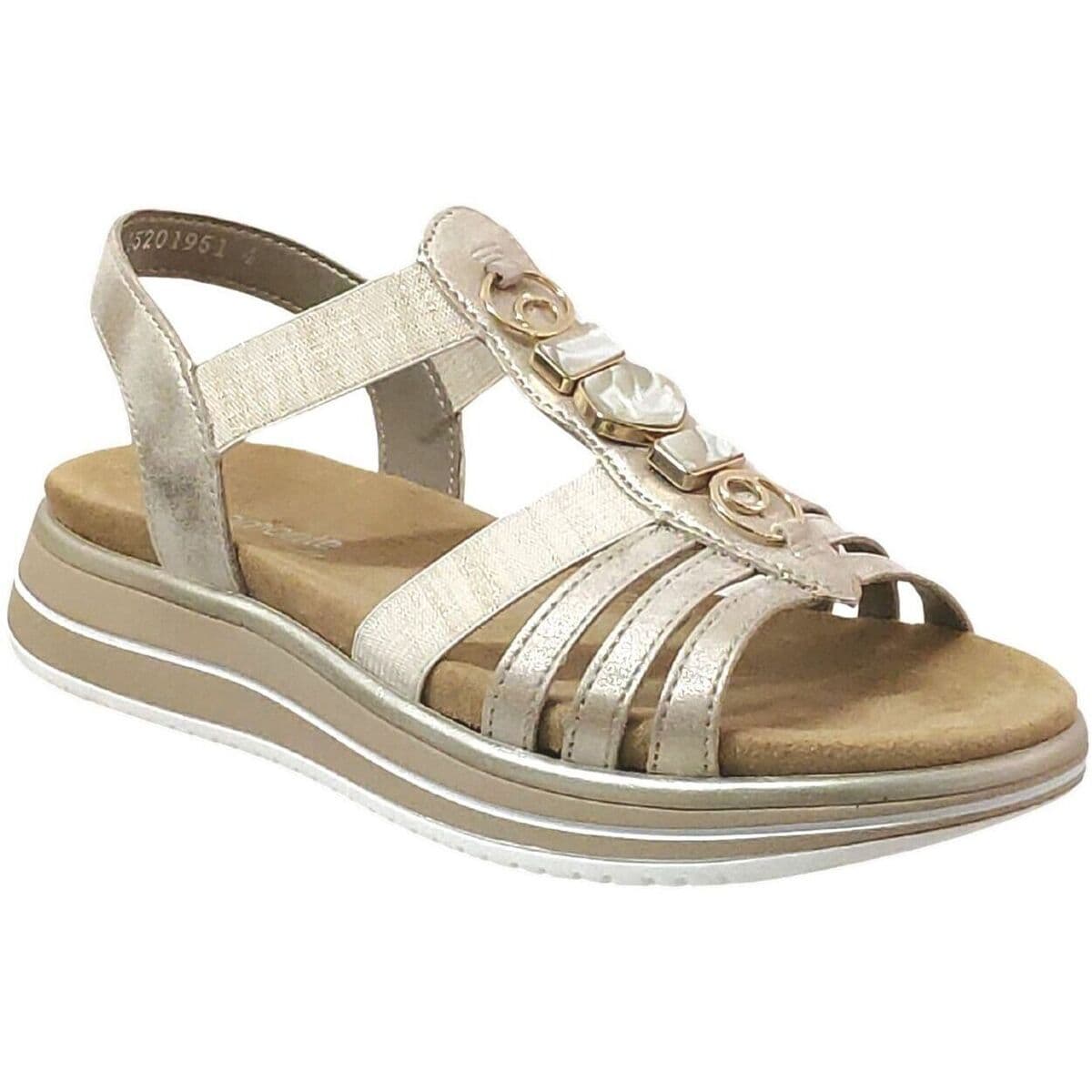 Women's Platforms Remonte Gold