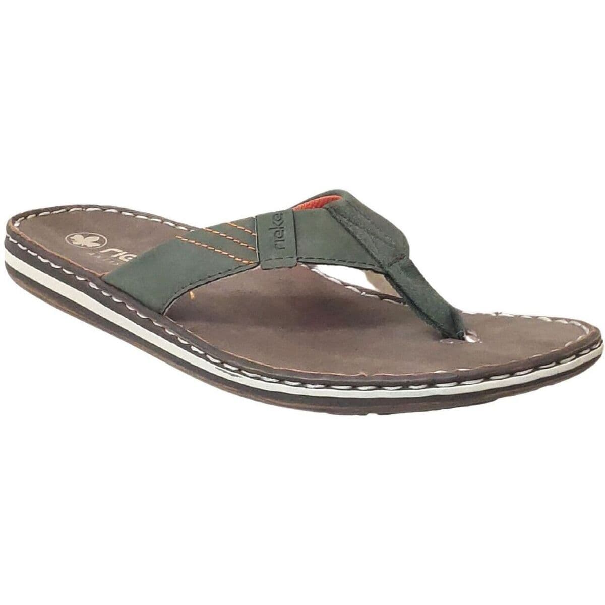 Men's Flip Flops Rieker Green