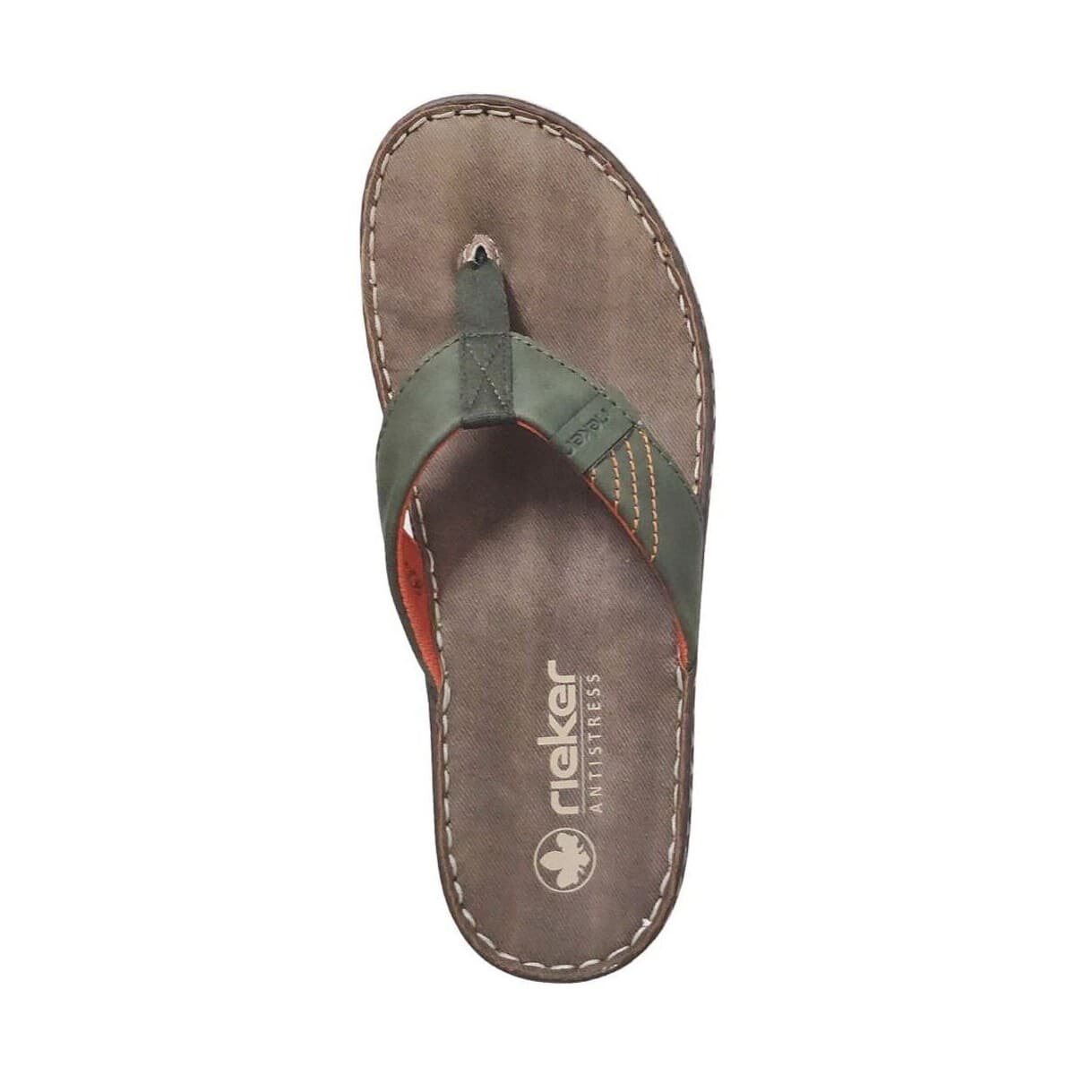 Men's Flip Flops Rieker Green
