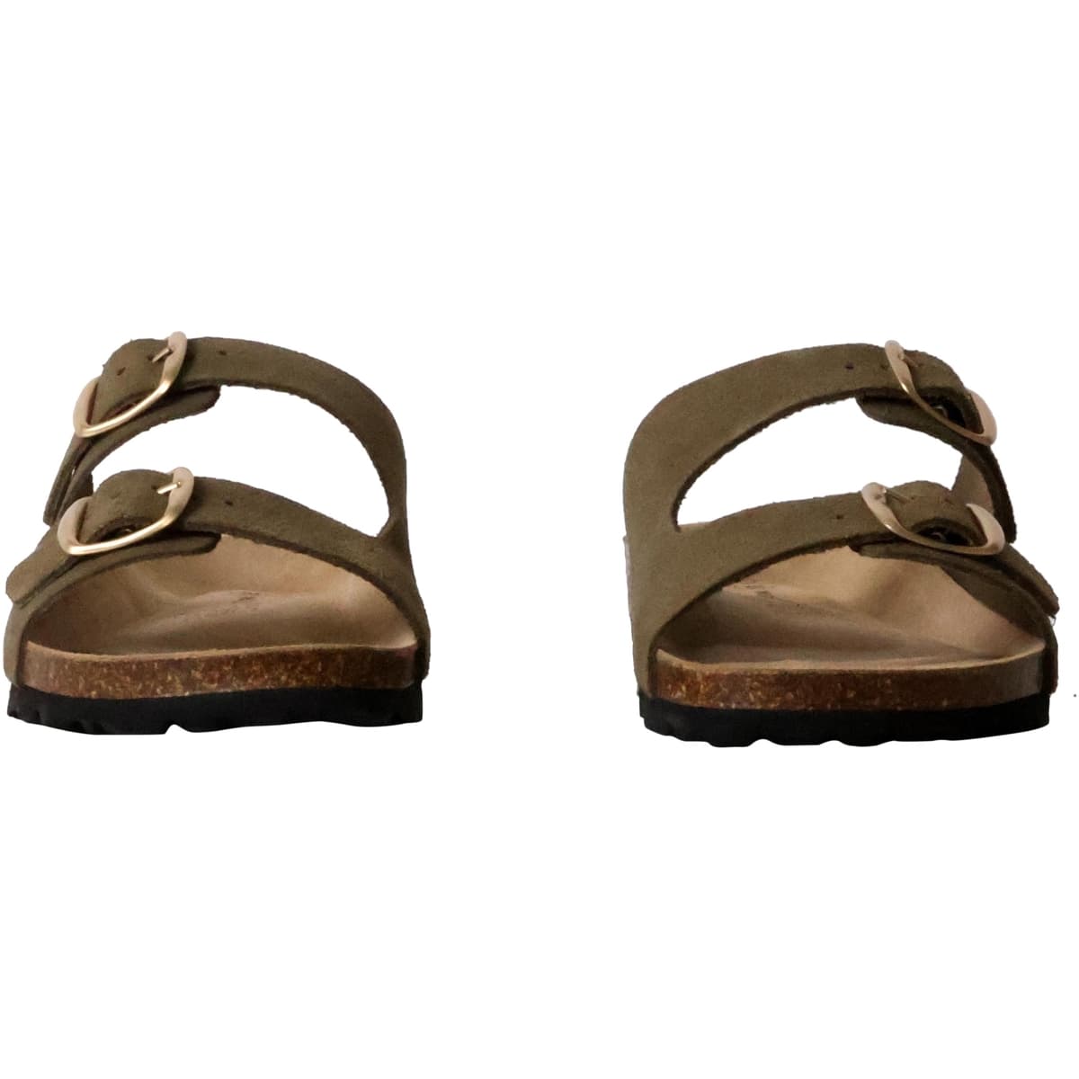 Women's Mules The Divine Factory Khaki