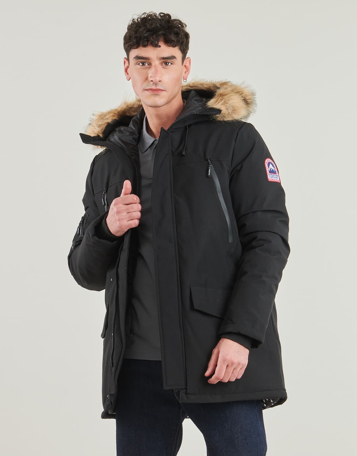 Men's Parkas Helvetica Black